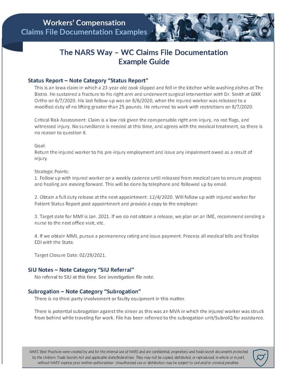 Y(Our) Workers' Compensation Guidebook - The NARS Way - Page 30