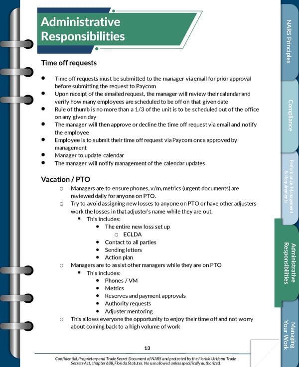 NARS Playbook - Managers - Page 13